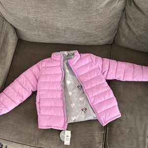 Baby Gap reversible Minnie Mouse puffer jacket